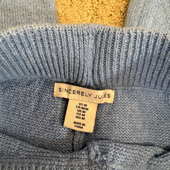 Sincerely Jules Blue Smiley Face Sweater Set - Picture 4 of 4